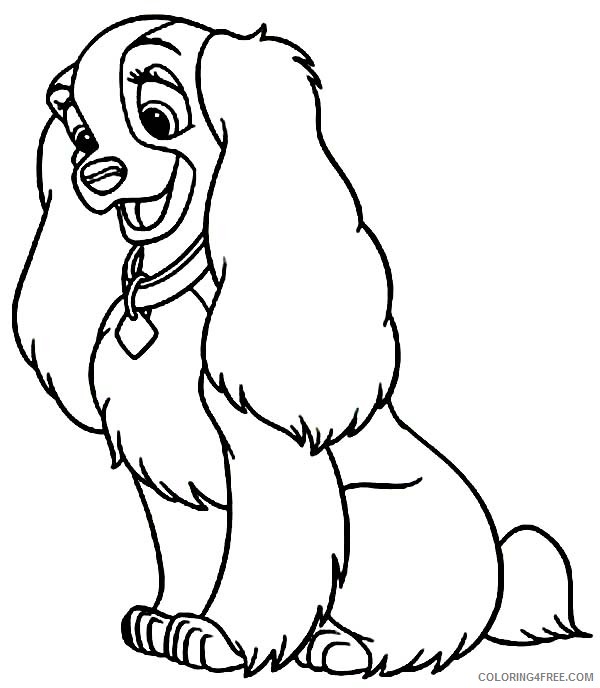 dog coloring pages cartoon Coloring4free