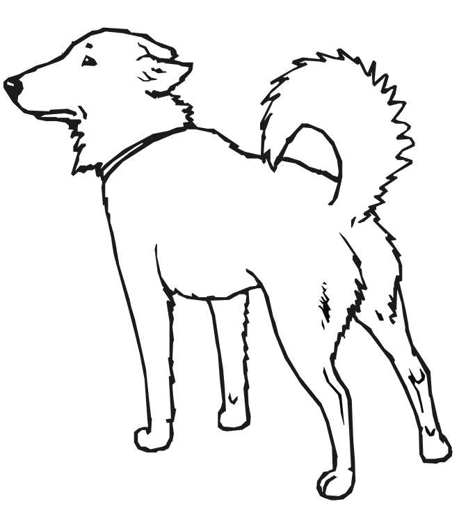 dog coloring pages free to print Coloring4free
