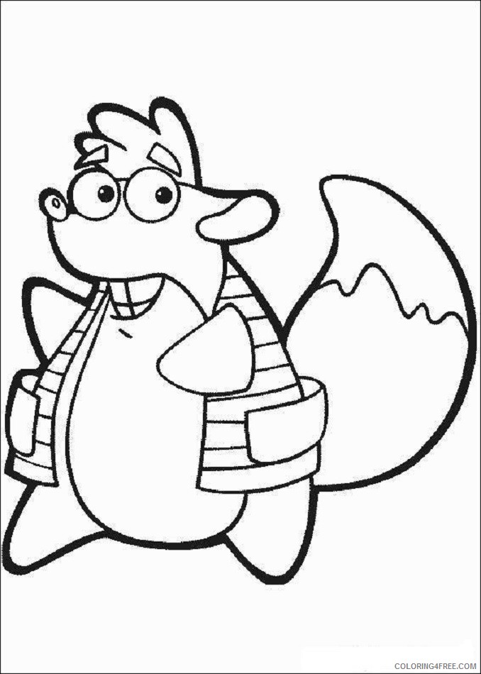 dora coloring pages tico Coloring4free