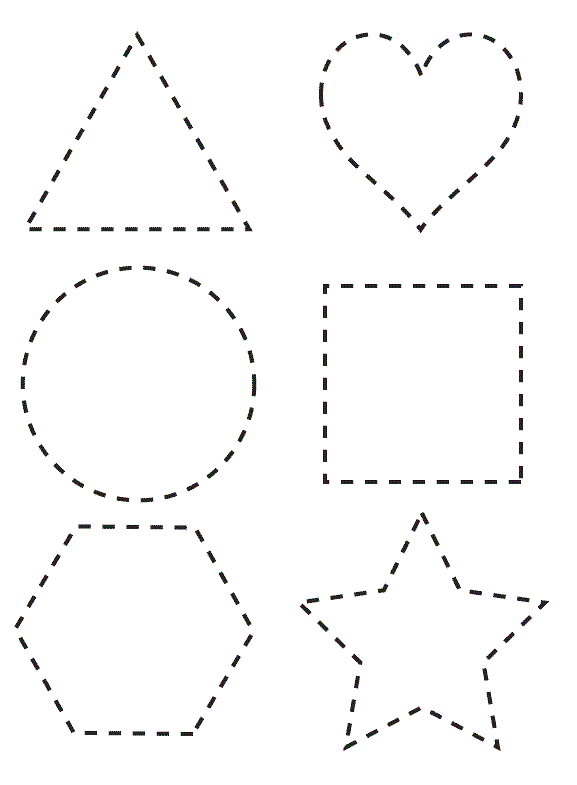dotted shape coloring pages Coloring4free