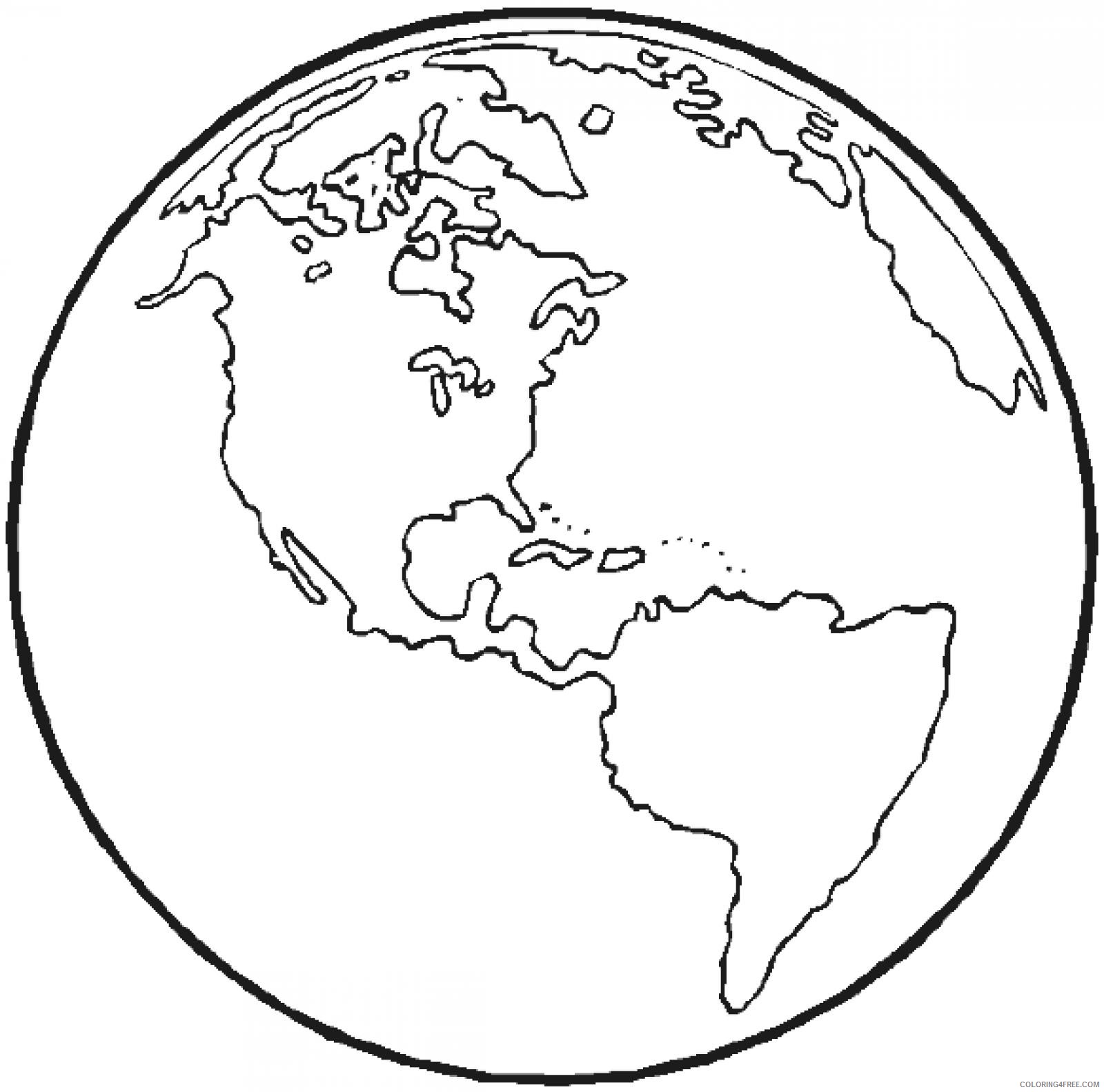 earth coloring pages to print Coloring4free