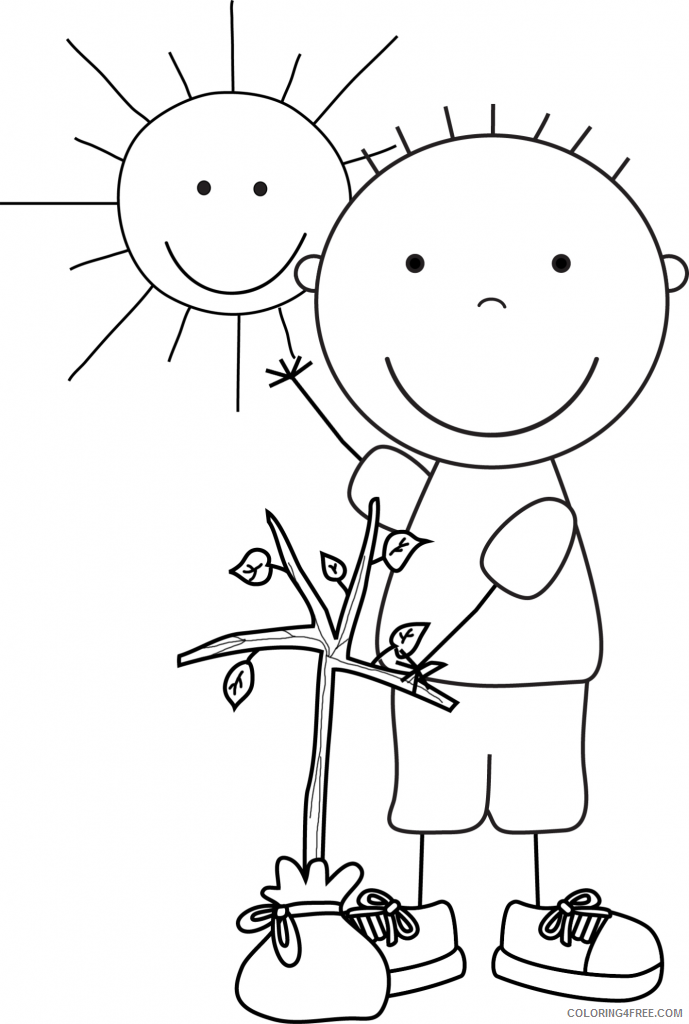 earth day coloring pages for boys Coloring4free