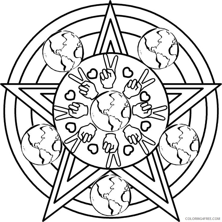 earth day coloring pages free to print Coloring4free