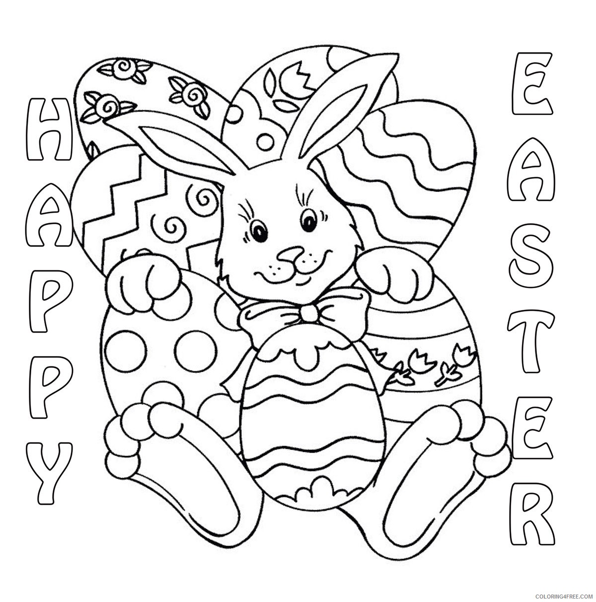 easter coloring pages for boys Coloring4free