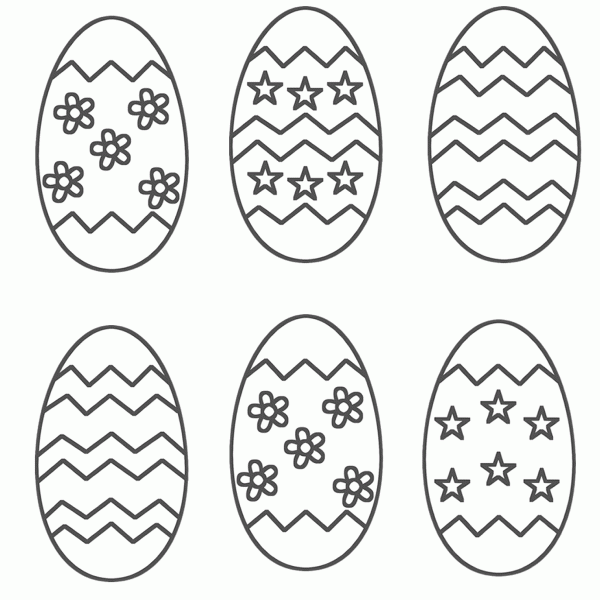 easter coloring pages funny eggs Coloring4free