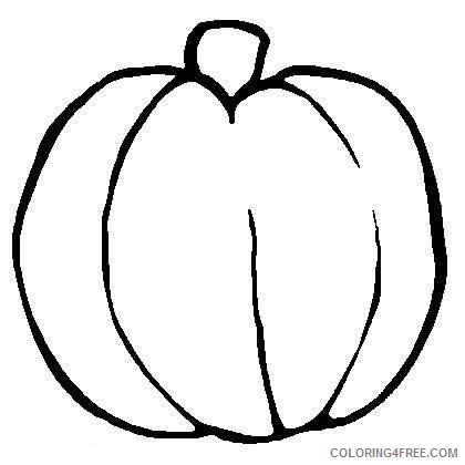 easy pumpkin coloring pages for kids Coloring4free