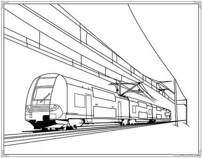 electric train coloring pages Coloring4free