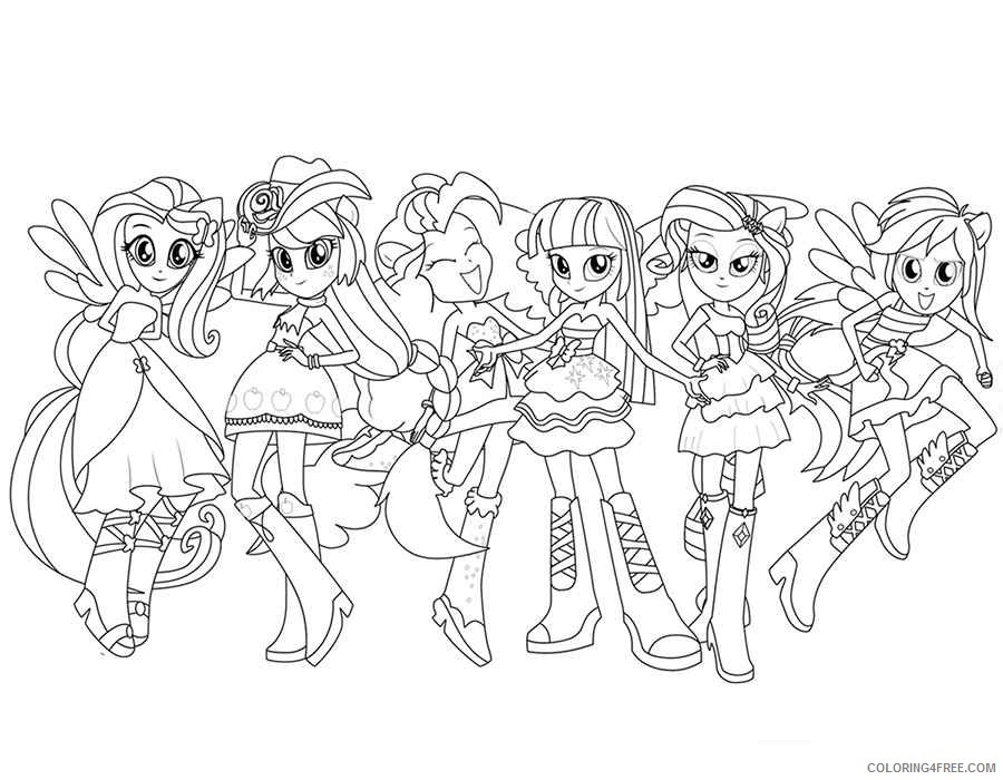 equestria girls coloring pages all characters Coloring4free