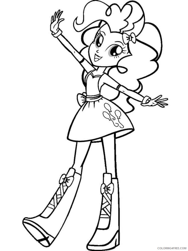 equestria girls pinkie pie coloring pages Coloring4free