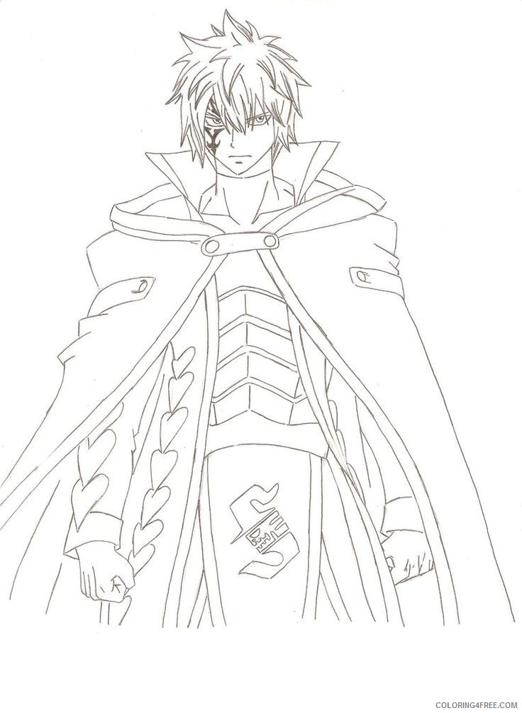 fairy tail coloring pages jellal fernandes Coloring4free