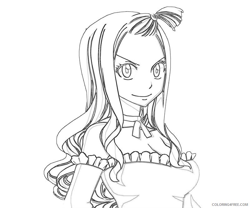 fairy tail coloring pages mirajane Coloring4free