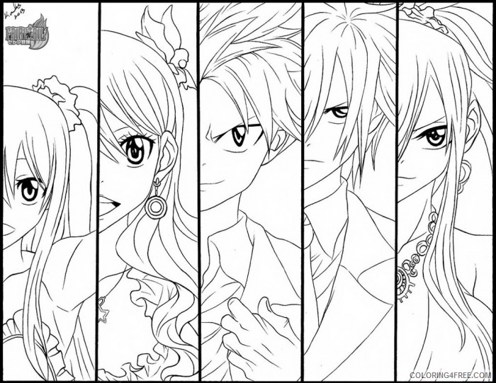 fairy tail coloring pages to print Coloring4free