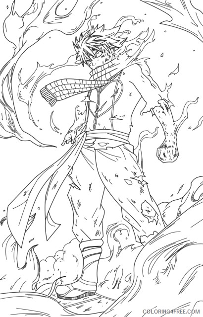 fairy tail natsu dragneel coloring pages Coloring4free