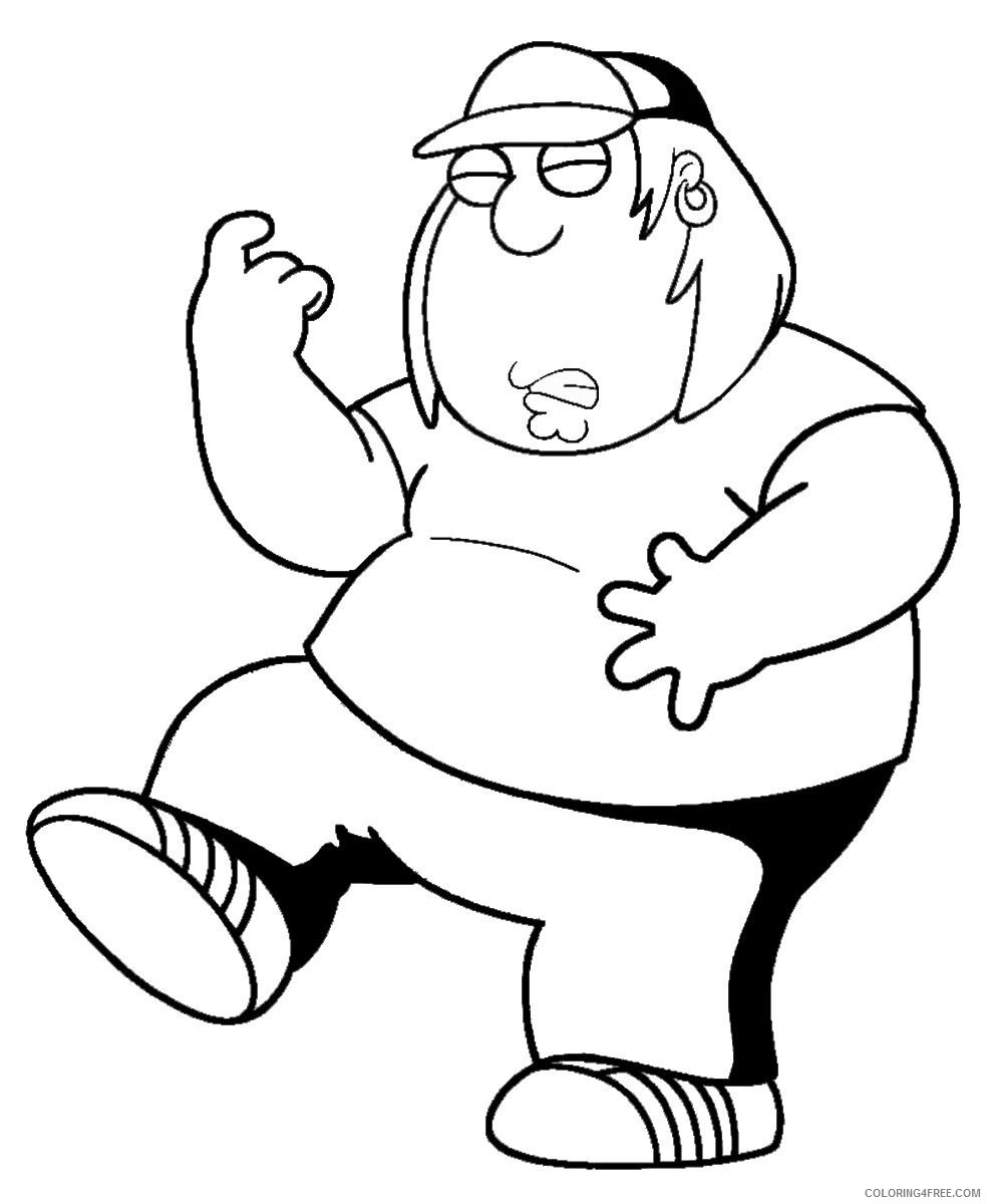 family guy coloring pages chris griffin Coloring4free