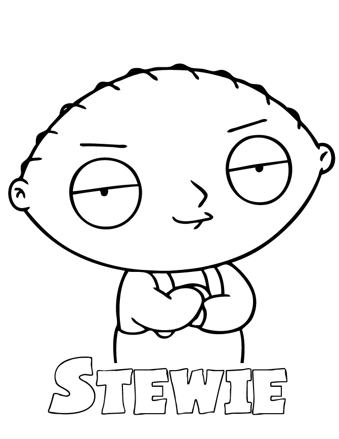 family guy coloring pages stewie Coloring4free