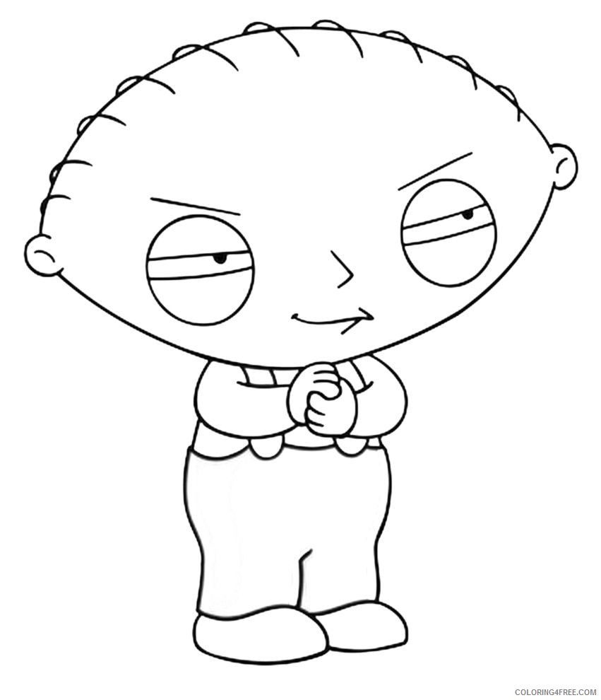 family guy coloring pages stewie griffin Coloring4free