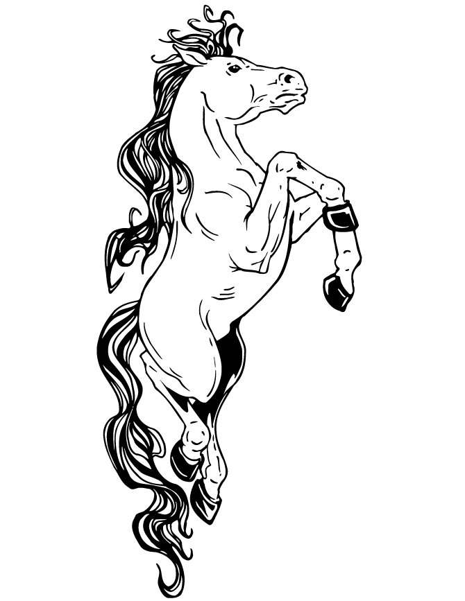 fantasy coloring pages horse Coloring4free