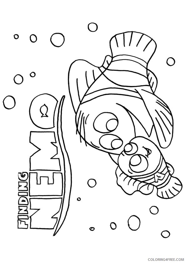 finding nemo coloring pages disney movie Coloring4free