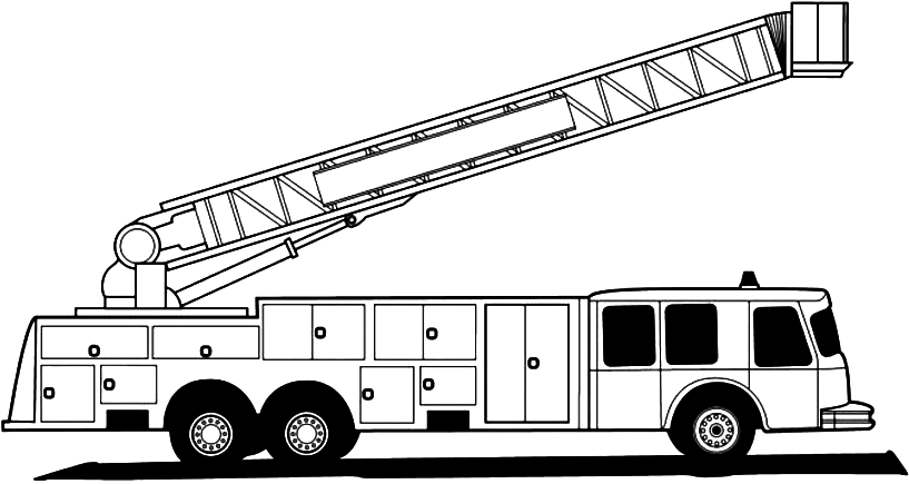 fire truck coloring pages to print Coloring4free