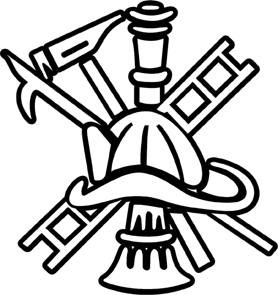 firefighter coloring pages maltese cross Coloring4free