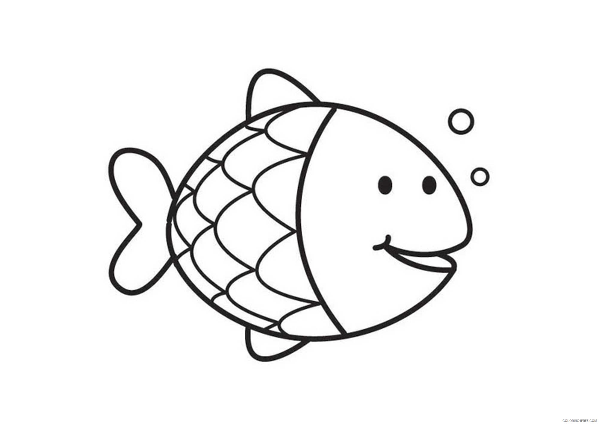 fish coloring pages for kids Coloring4free