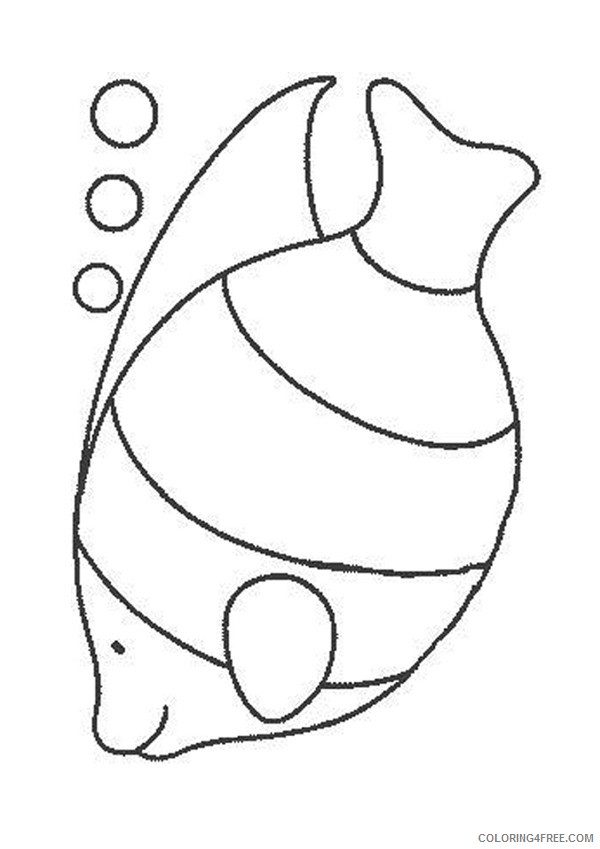 fish coloring pages for preschooler Coloring4free