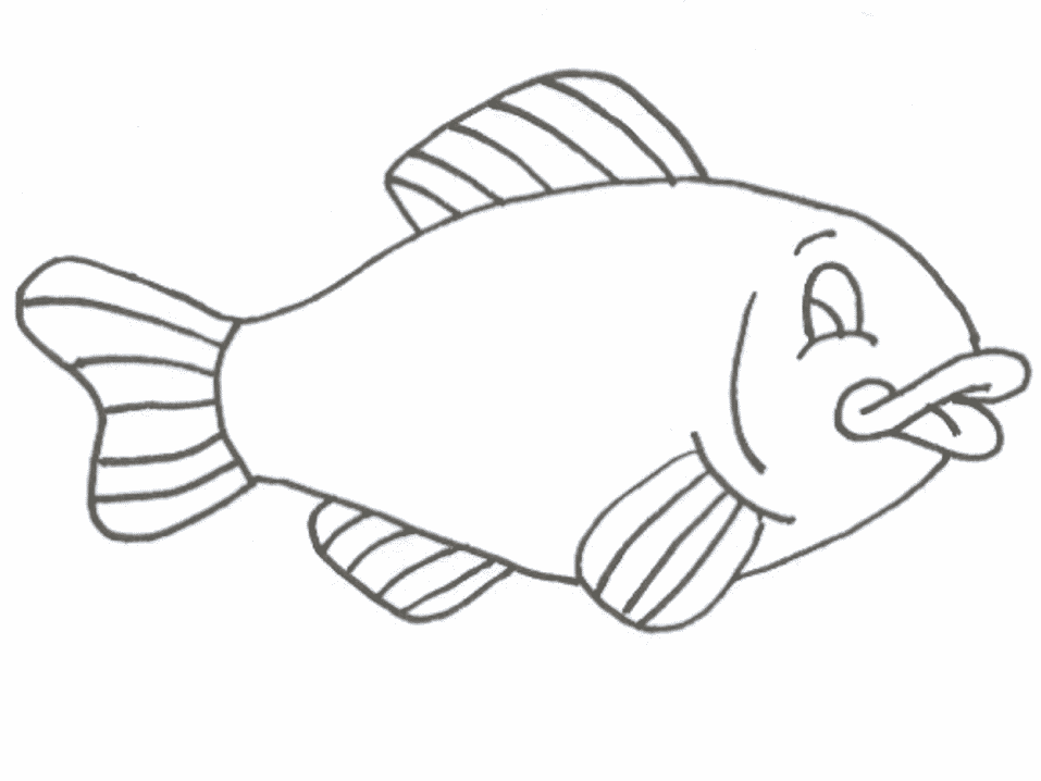 fish coloring pages for toddlers Coloring4free