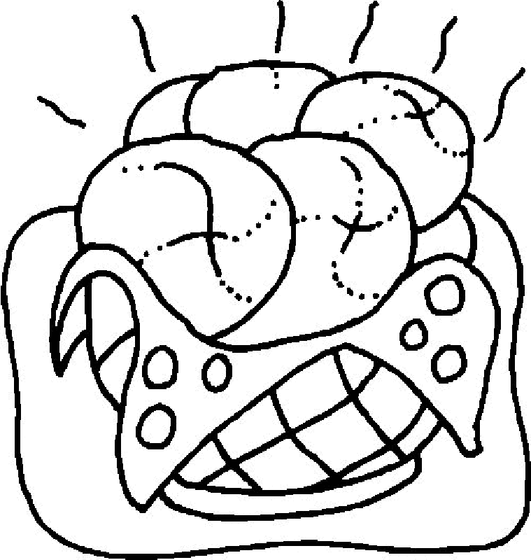 food coloring pages bread Coloring4free