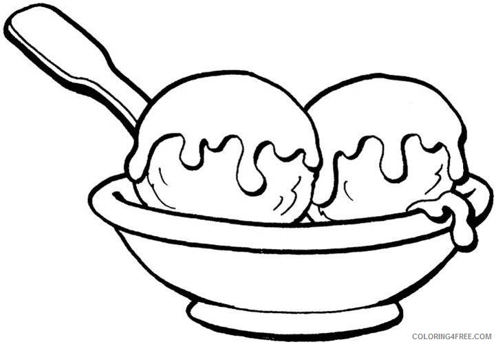 food coloring pages ice cream Coloring4free