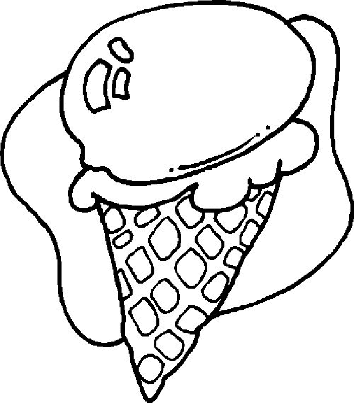 food coloring pages ice cream cone Coloring4free