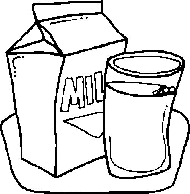 food coloring pages milk Coloring4free