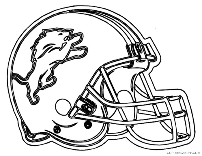 football coloring pages detroit lions Coloring4free