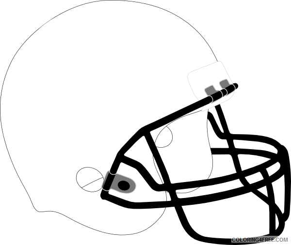 football helmet coloring pages printable Coloring4free