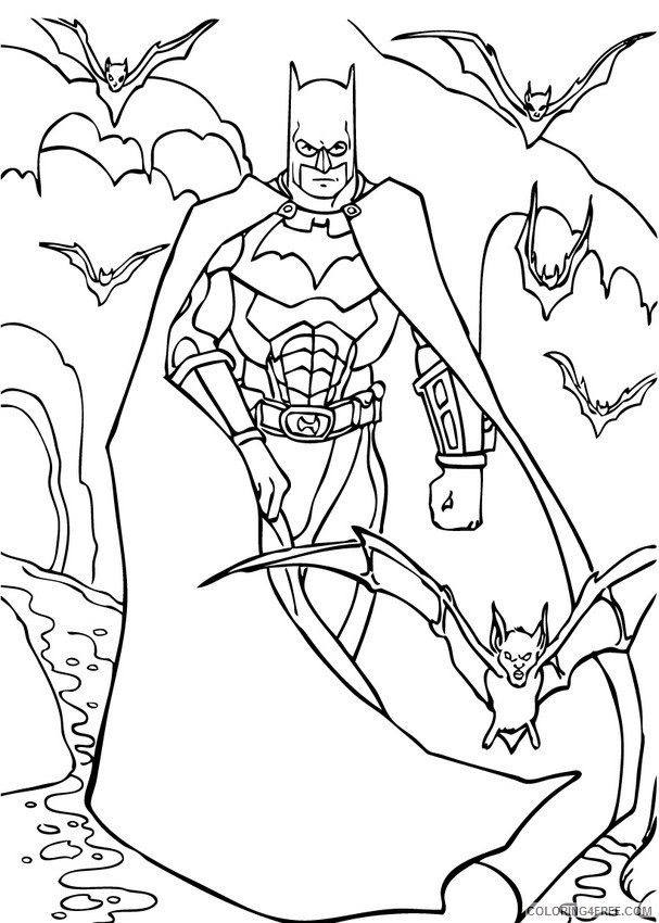 free batman coloring pages for kids Coloring4free