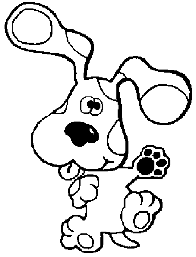free blues clues coloring pages for kids Coloring4free