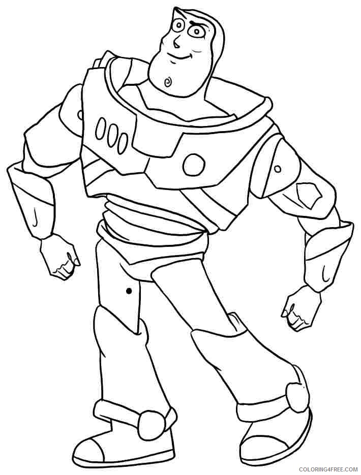 free buzz lightyear coloring pages for kids Coloring4free