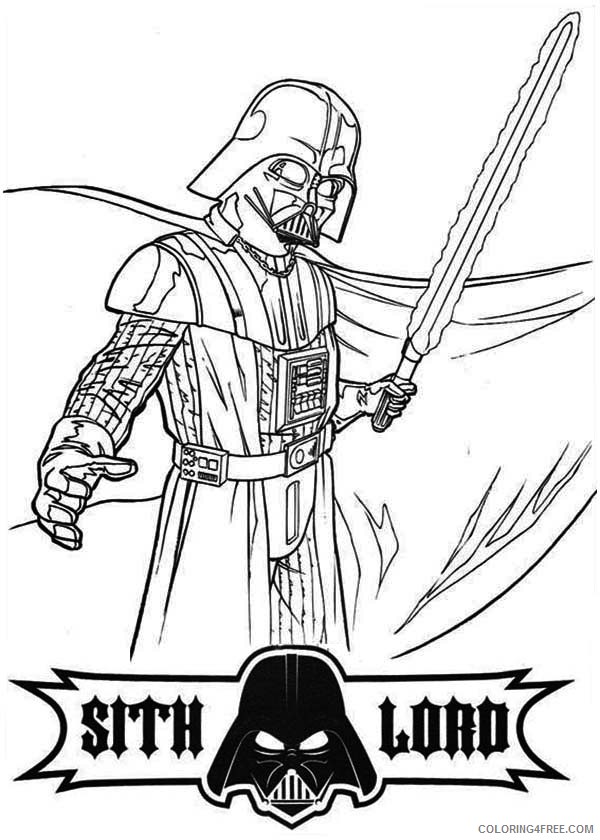 free darth vader coloring pages for kids Coloring4free