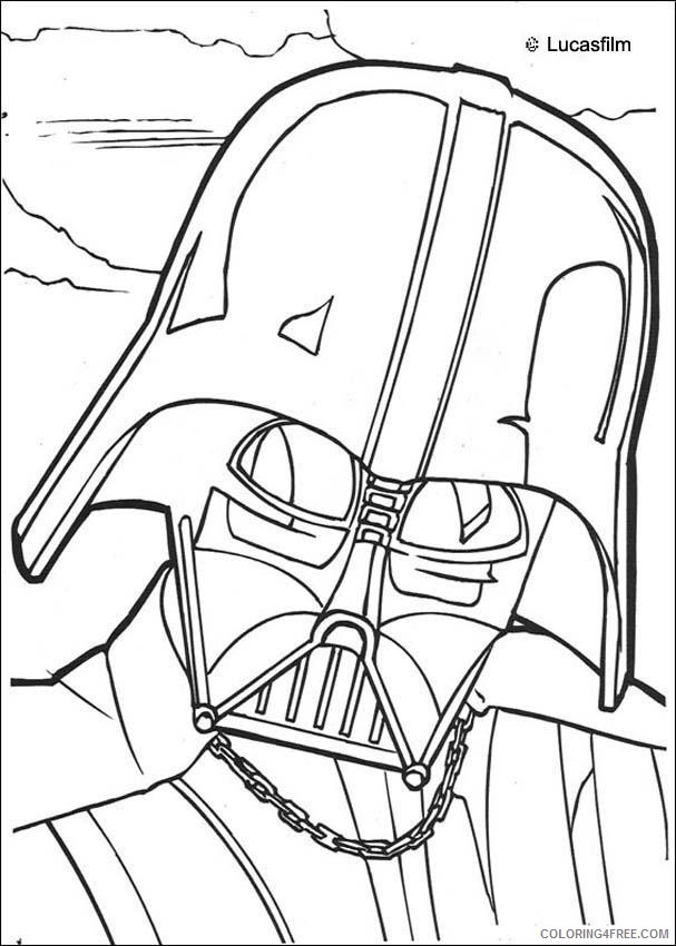 free darth vader coloring pages to print Coloring4free