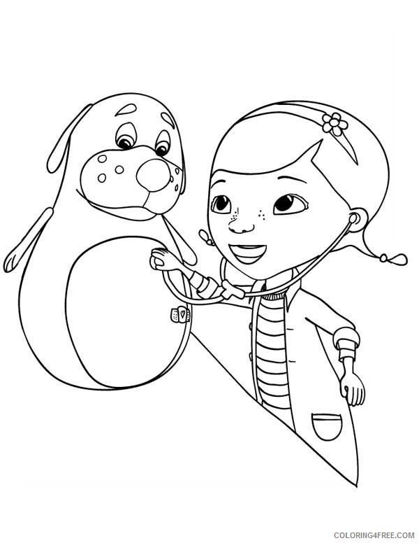 free doc mcstuffins coloring pages for kids Coloring4free