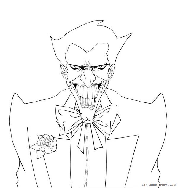 free joker coloring pages for kids Coloring4free