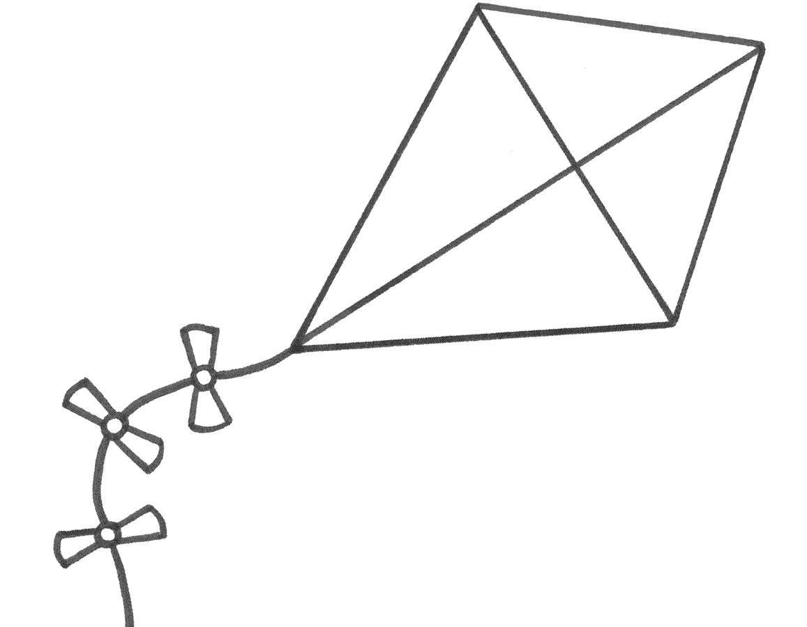 free kite coloring pages for kids Coloring4free