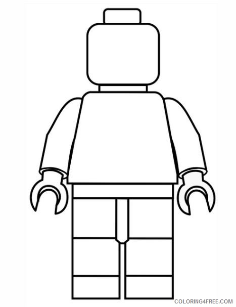 free lego coloring pages for kids Coloring4free