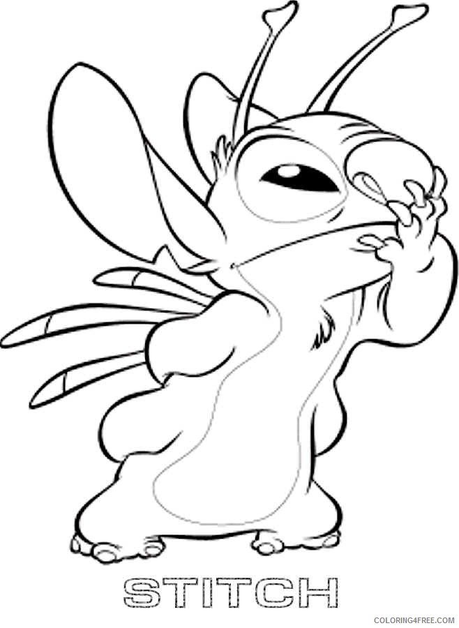 free lilo and stitch coloring pages for kids Coloring4free