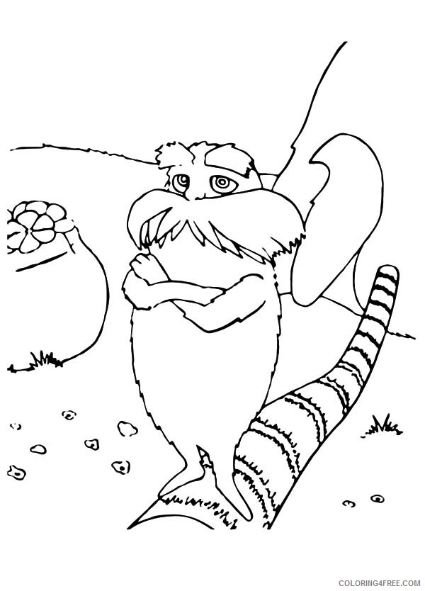 free lorax coloring pages for kids Coloring4free