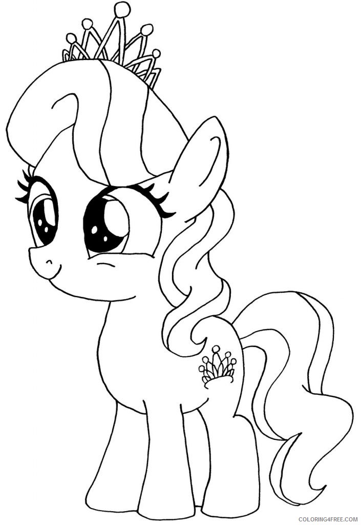 free my little pony coloring pages for kids Coloring4free