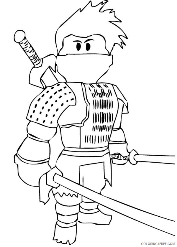 free ninja coloring pages for kids Coloring4free