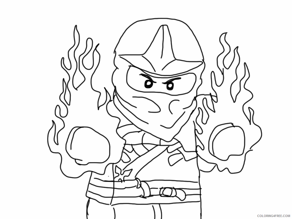 free ninjago coloring pages for kids Coloring4free