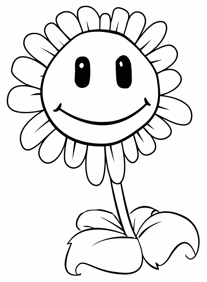 free plants vs zombies coloring pages for kids Coloring4free