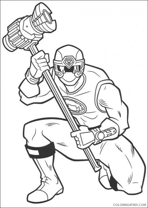 free power ranger coloring pages for kids Coloring4free