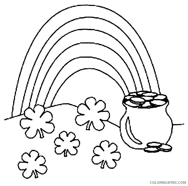 free st patricks day coloring pages for kids Coloring4free